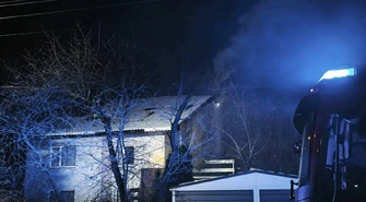  Kolejny pożar sadzy w kominie w Piotrkowie