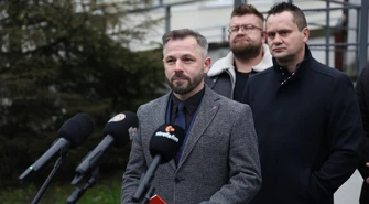 Konfederacja: „System ochrony zdrowia już zbankrutował”. Mocne słowa pod szpitalem w Piotrkowie