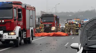 Karambol na S8. Zderzenie 9 aut. Trasa do Warszawy zablokowana