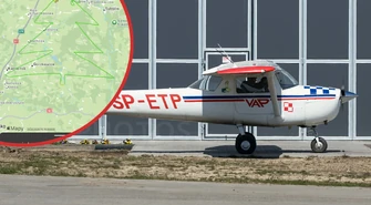 Podniebna choinka nad Piotrkowem Trybunalskim – nietypowy lot Aeroklubu Ziemi Piotrkowskiej