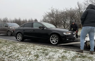 Bardzo ślisko na drogach. Seria zdarzeń w Piotrkowie i powiecie piotrkowskim