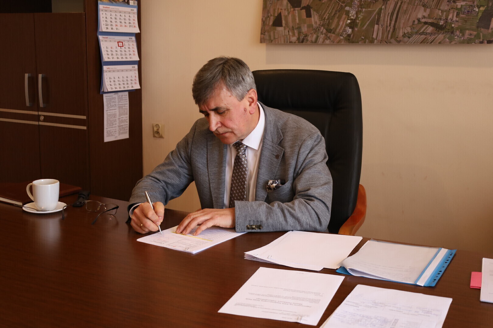 Mieczysław Kacperek nowym prezesem PWiK w Piotrkowie Trybunalskim pierwsze spotkanie