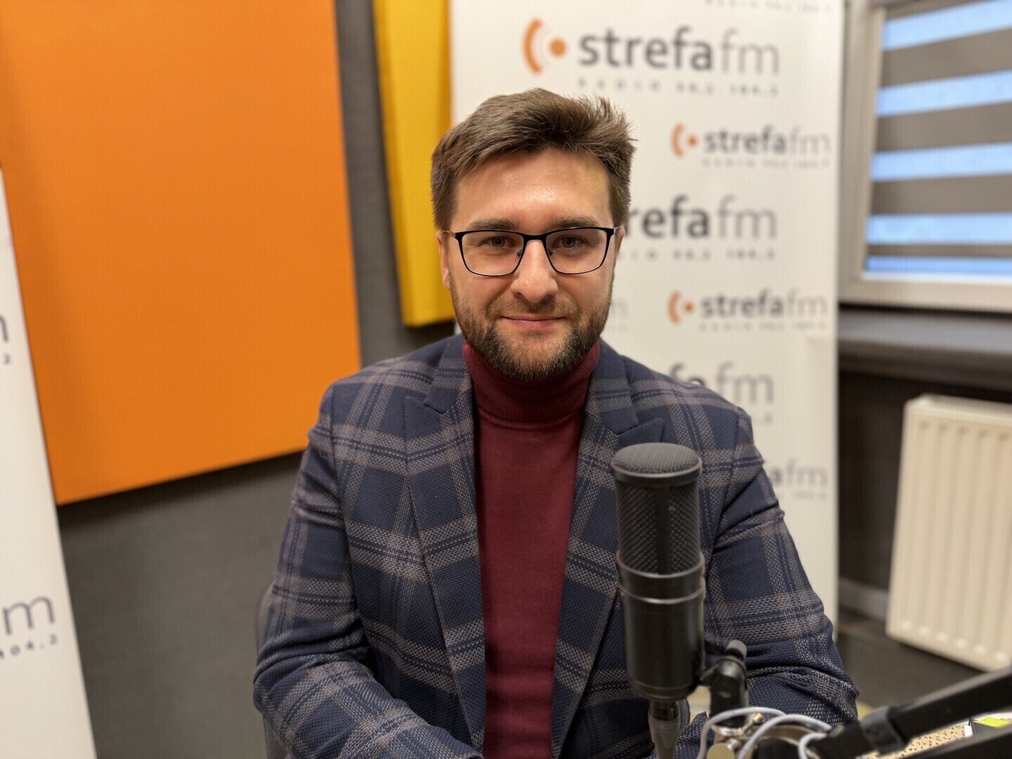 Infrastruktura drogowa Piotrkowa wywiad z Adamem Bakiem w radiu Strefa FM