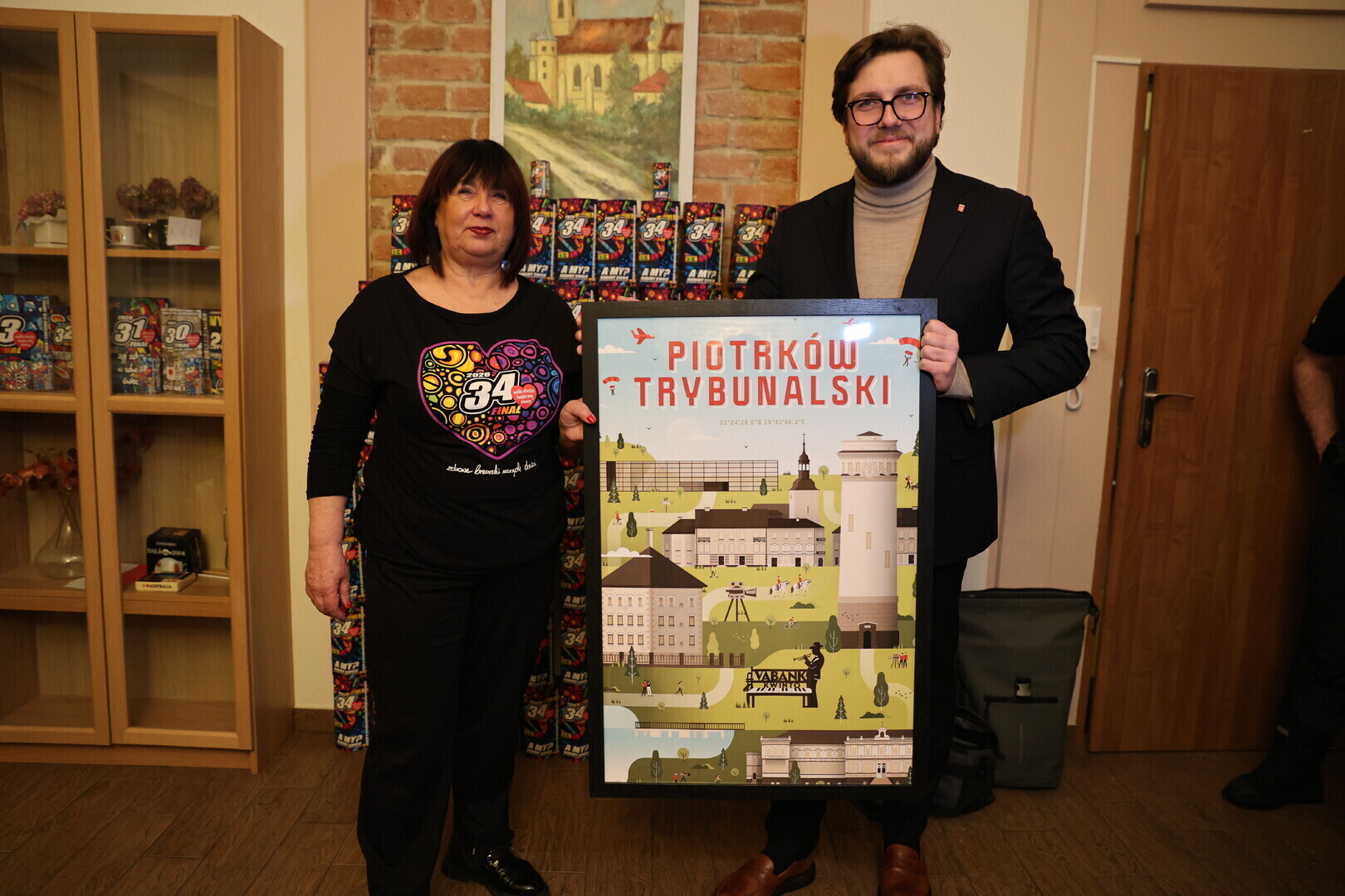 Prezydent gra z WOŚP Spotkanie w sztabie 4615