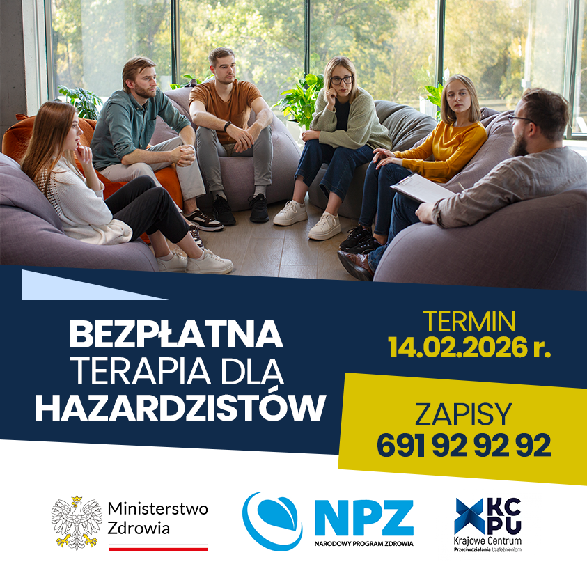 Bezpłatna terapia dla osób uzależnionych od hazardu 6 tygodni w Klinice Wolmed