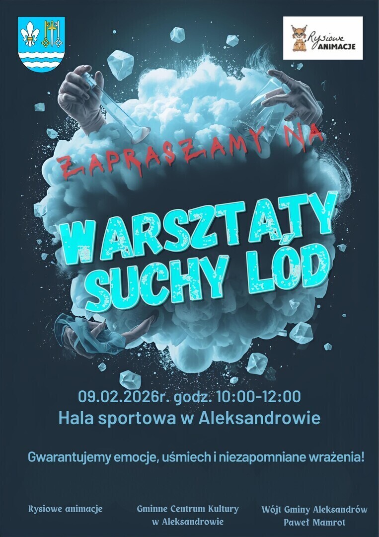 Warsztaty Suchy lód w Aleksandrowie