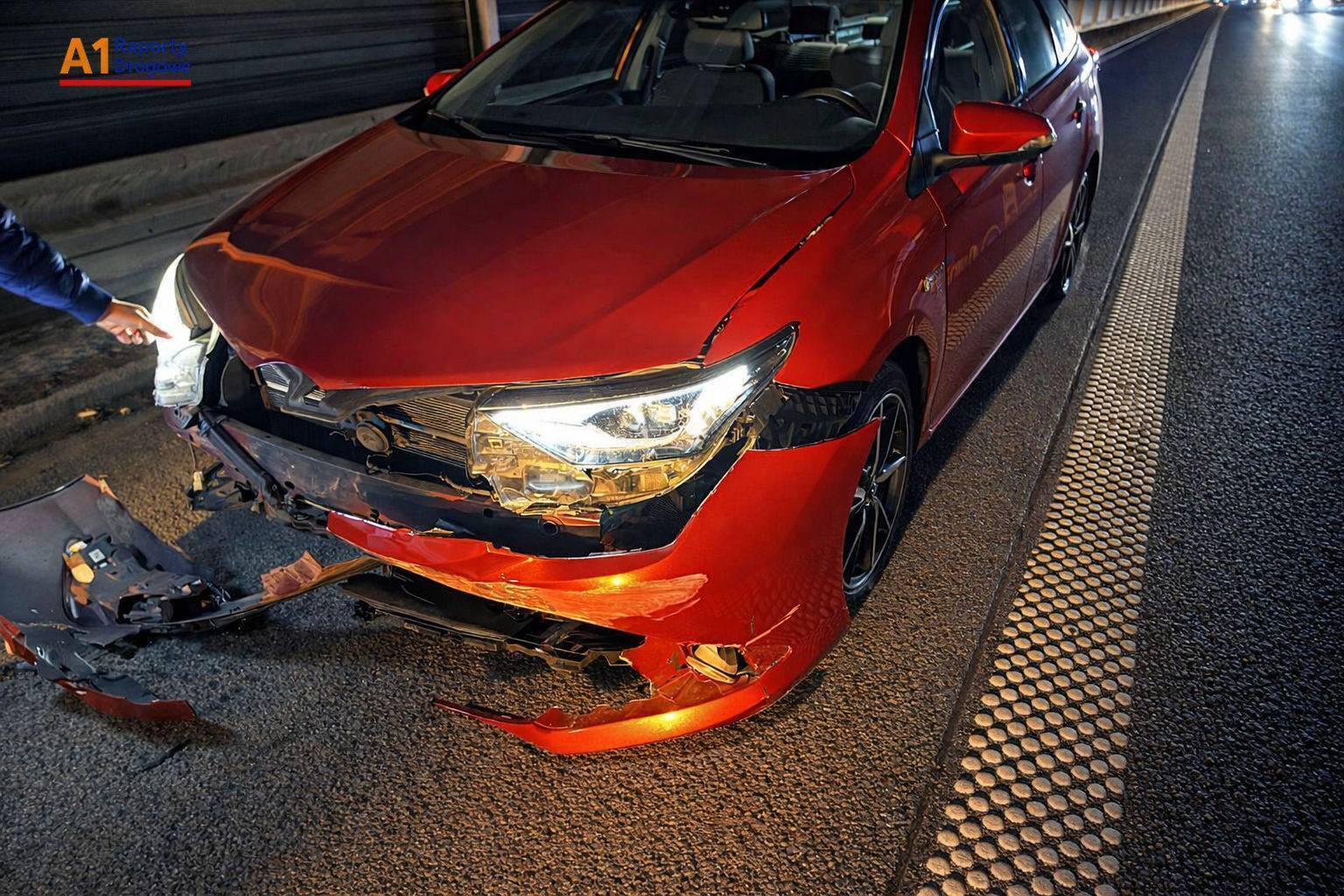 Pijany kierowca przebił bariery na A1 i zjechał na przeciwległy pas. Groźne zdarzenie pod Piotrkowem