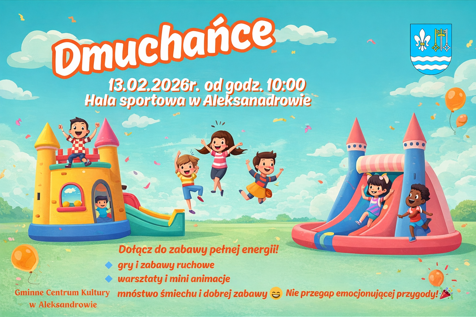 Dmuchańce dzień pełen radości i zabawy w Aleksandrowie