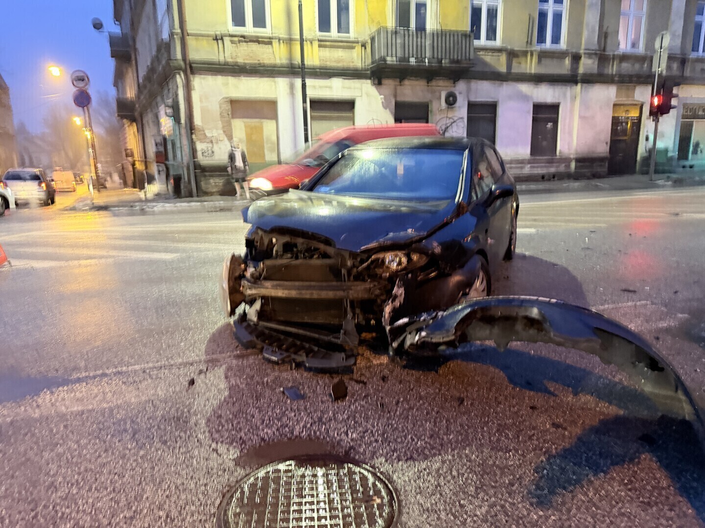 Kolizja na Wojska Polskiego i Dąbrowskiego. Duże utrudnienia w ruchu