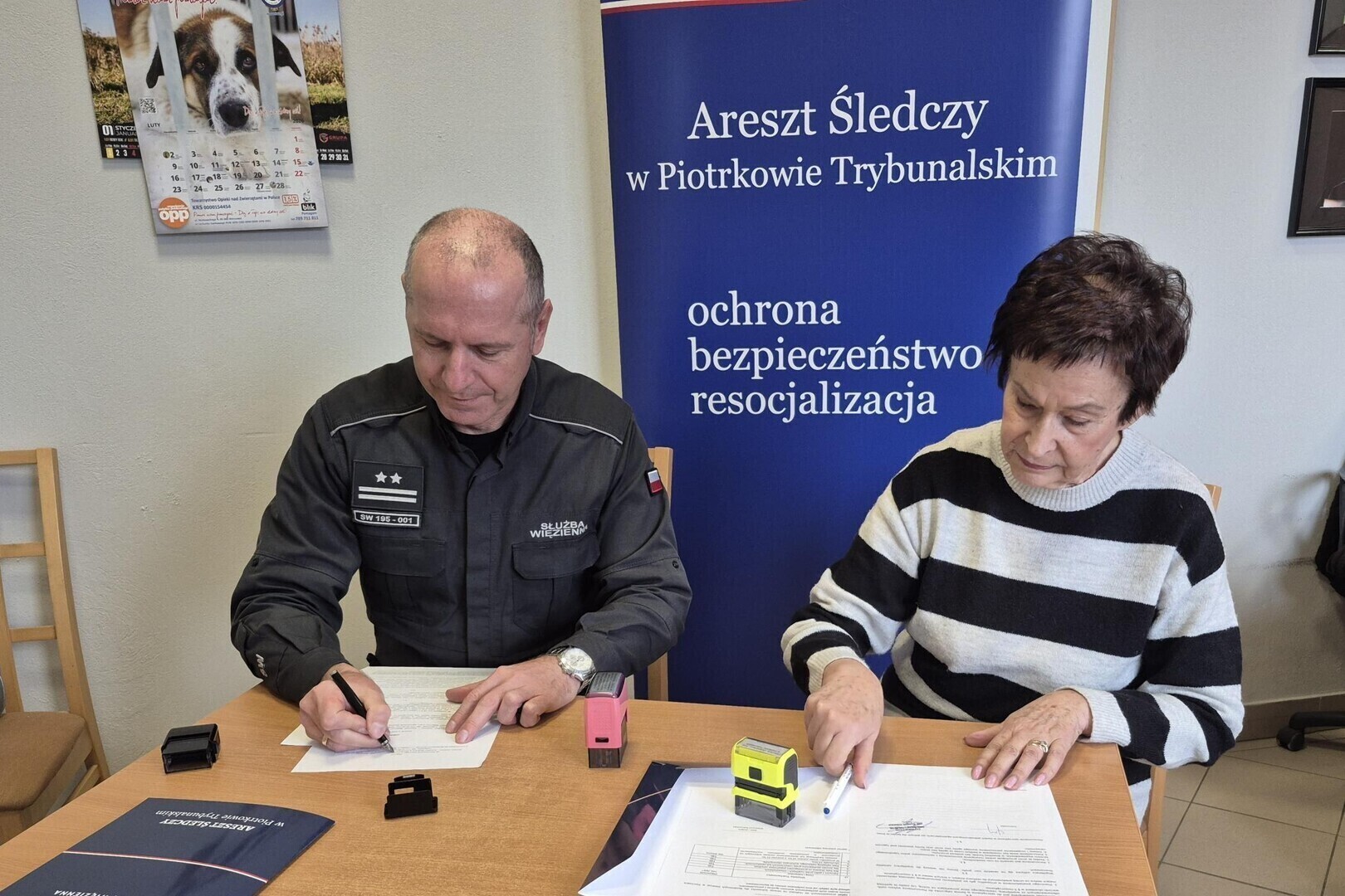 Wspólne działania na rzecz zwierząt - areszt i schronisko podpisały porozumienie