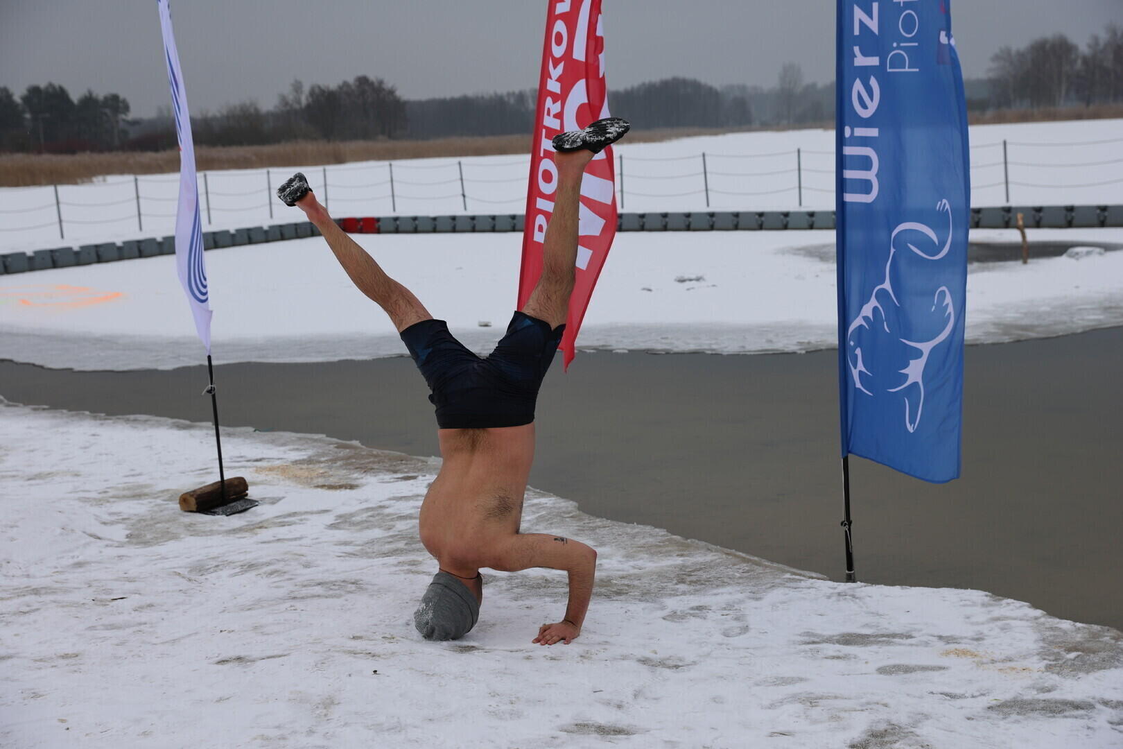 Walentynkowe morsowanie z OSiRem w Piotrkowie