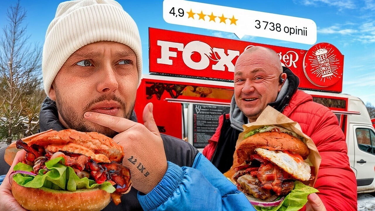 Książulo odwiedził Sulejów. Sprawdził jak smakują burgery w Fox Burger