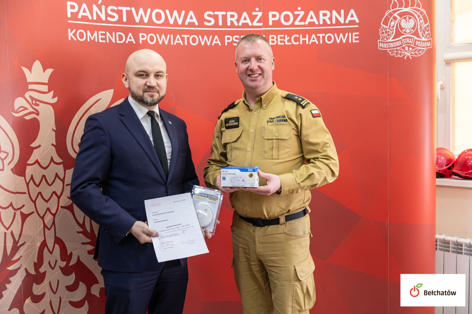 Miasto Bełchatów przekaże czujki dymu i czadu