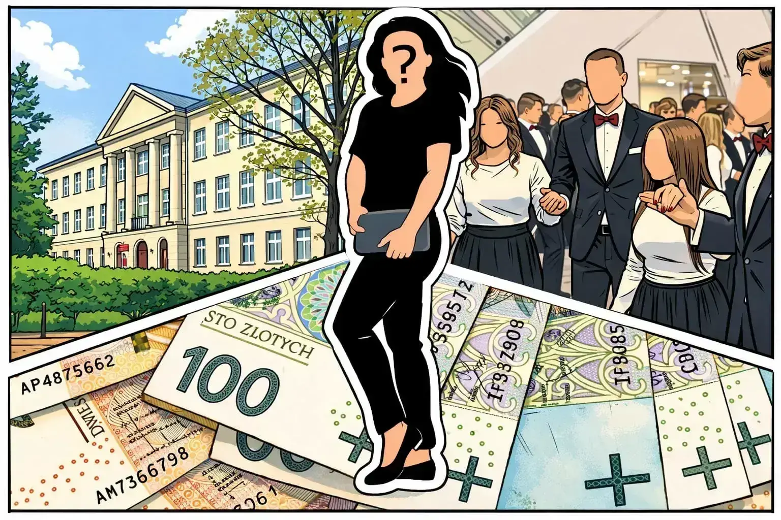 Akt oskarżenia w sprawie kradzieży studniówkowych pieniędzy