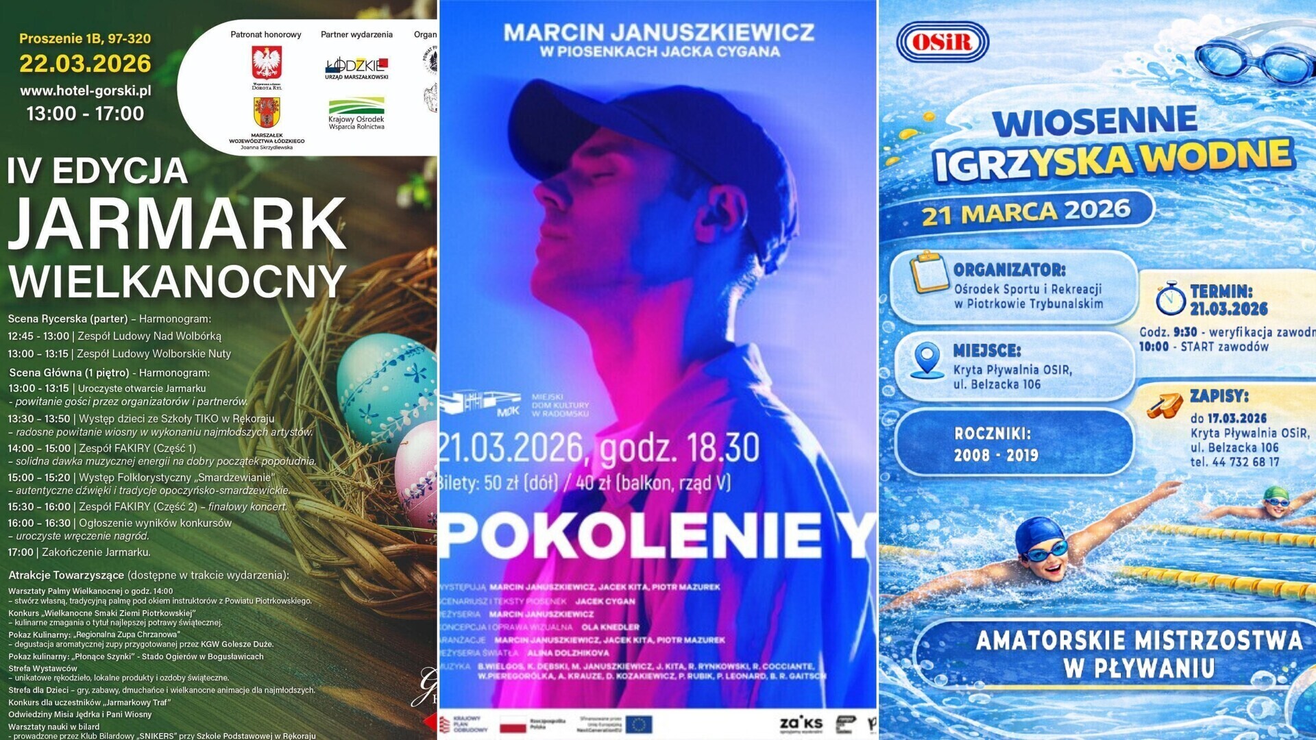 Wydarzenia kulturalno sportowe w ten weekend. Zobacz co się będzie działo