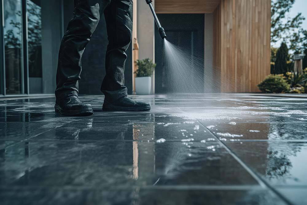 Jak dbać o płytki gresowe na zewnątrz domu