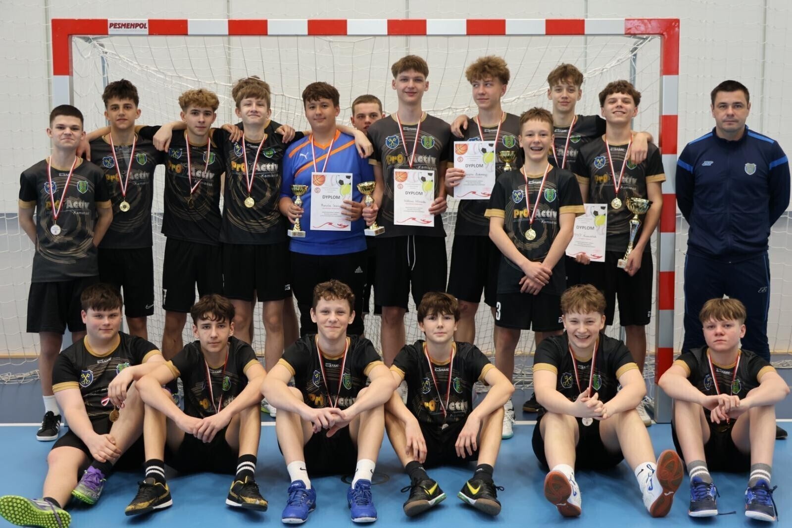 Halowy turniej piłki nożnej w Kamieńsku