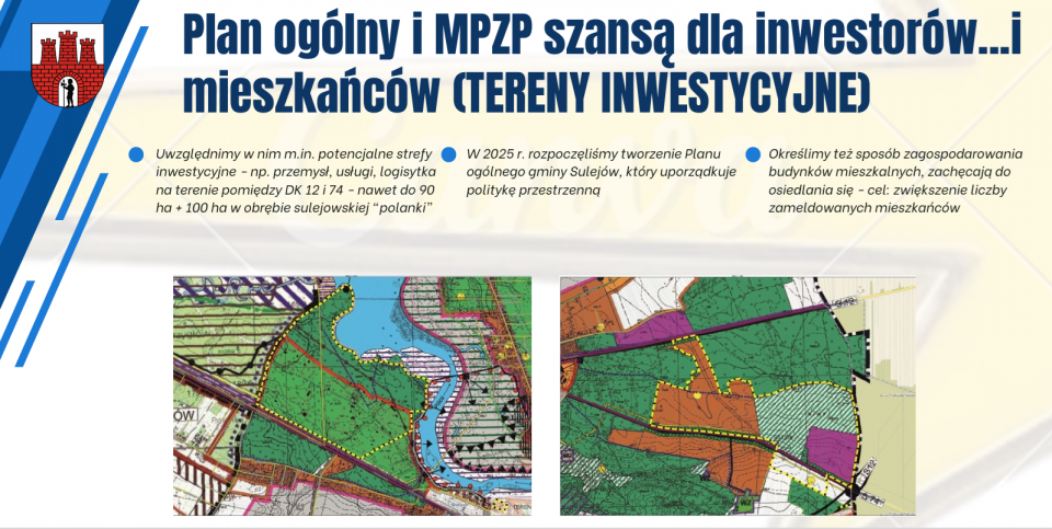 Gmina Sulejów przygotowuje prawie 200 hektarów potencjalnych terenów inwestycyjnych