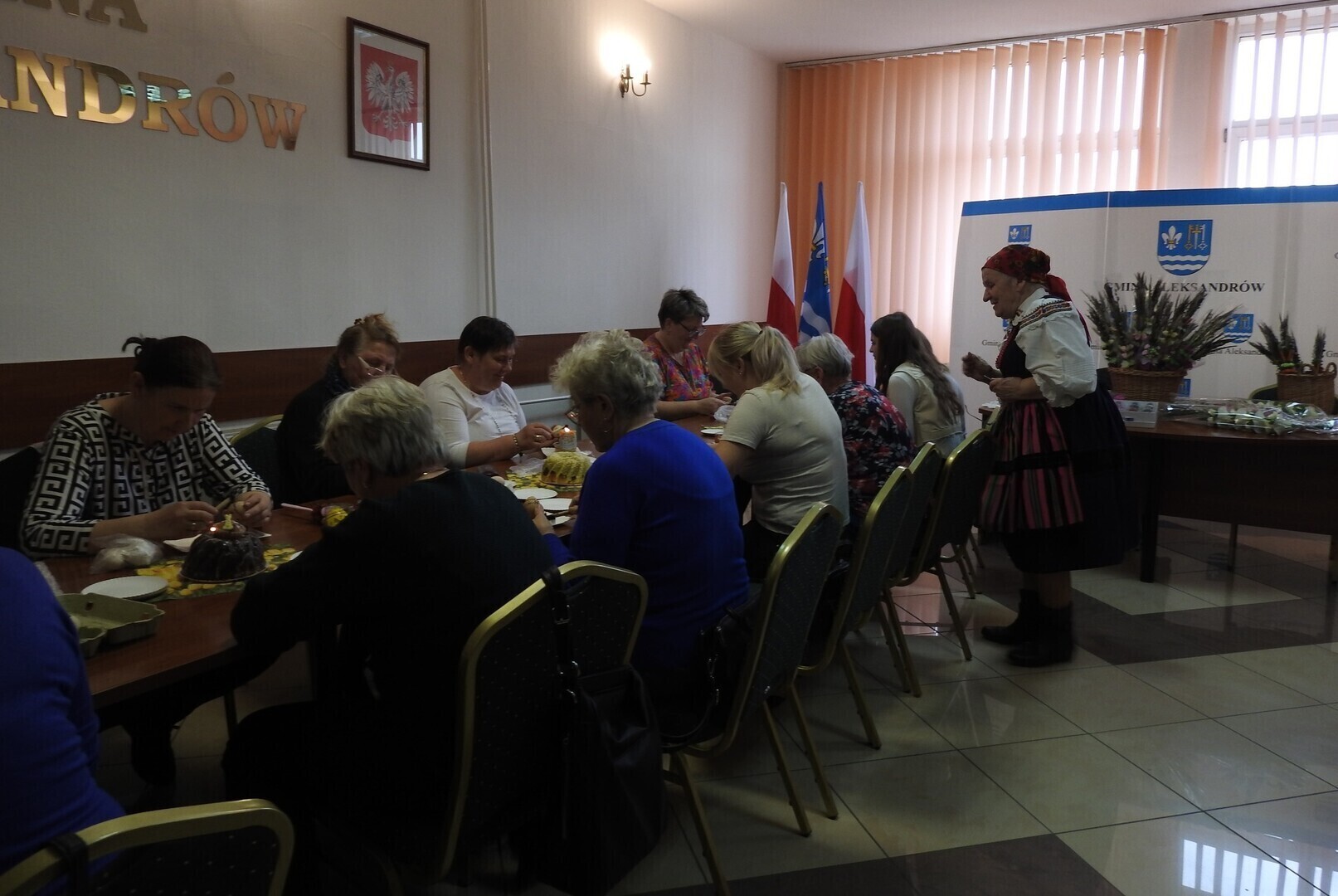 Tradycja w praktyce warsztaty Pisanka opoczyńska w gminie Aleksandrów