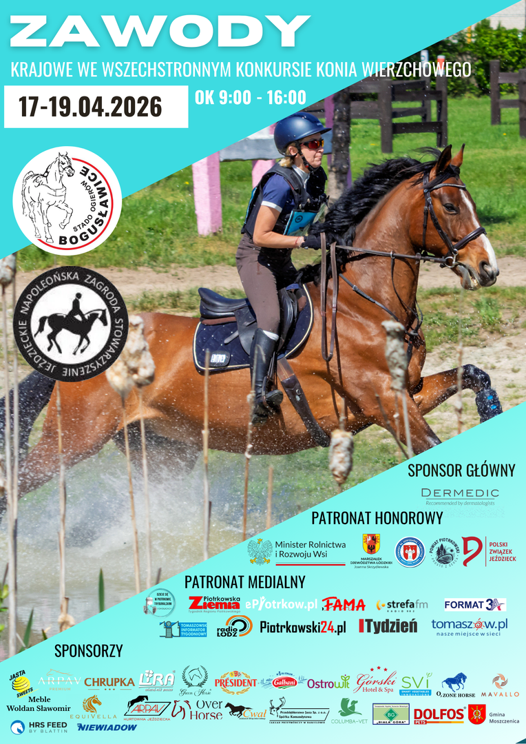 Przyjdź na Krajowe Zawody We Wszechstronnym Konkursie Konia Wierzchowego