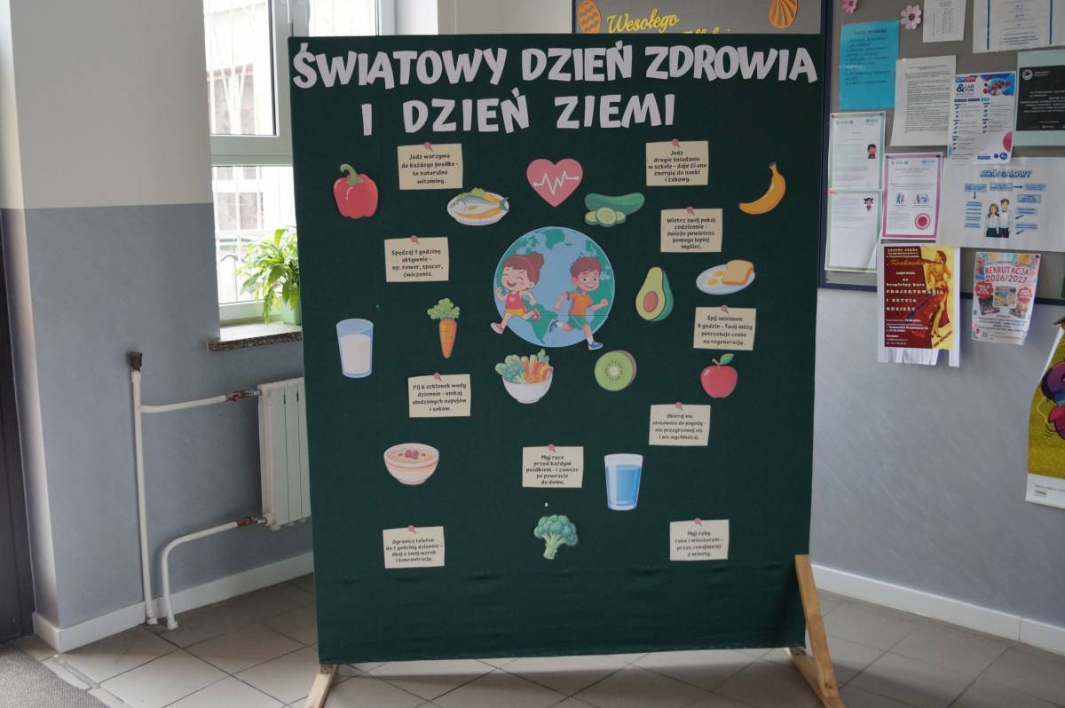 Tydzień Zdrowia i Dzień Ziemi w Szkole Podstawowej w Gorzkowicach