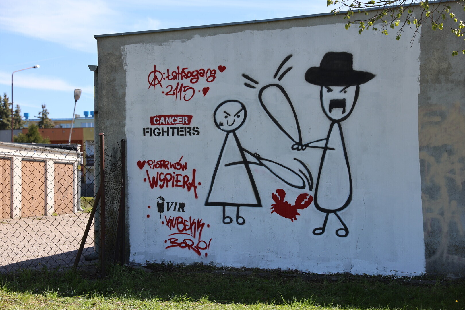 Mieszkańcy i instytucje Piotrkowa Trybunalskiego włączyły się w zbiórkę youtubera. Powstał mural trwa również licytacja.