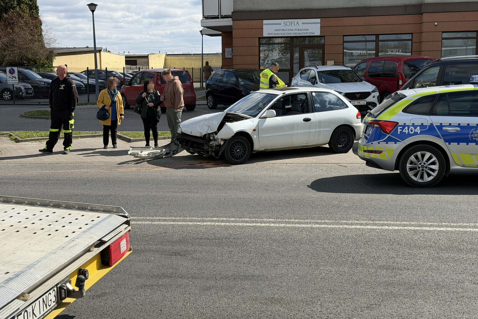 Nie ustąpiła pierwszeństwa i doprowadziła do zderzenia na Dmowskiego