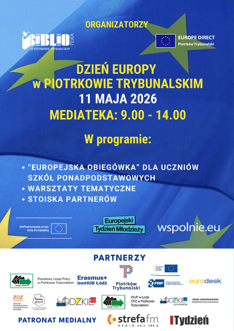 Dzień Europy z Punktem Informacji Europejskiej Europe Direct w Piotrkowie