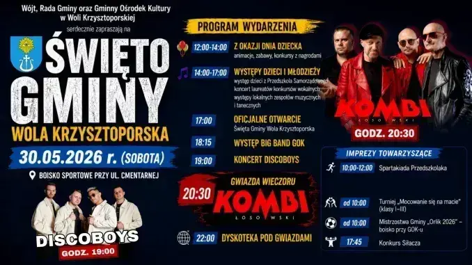 KOMBI gwiazdą Święta Gminy Wola Krzysztoporska