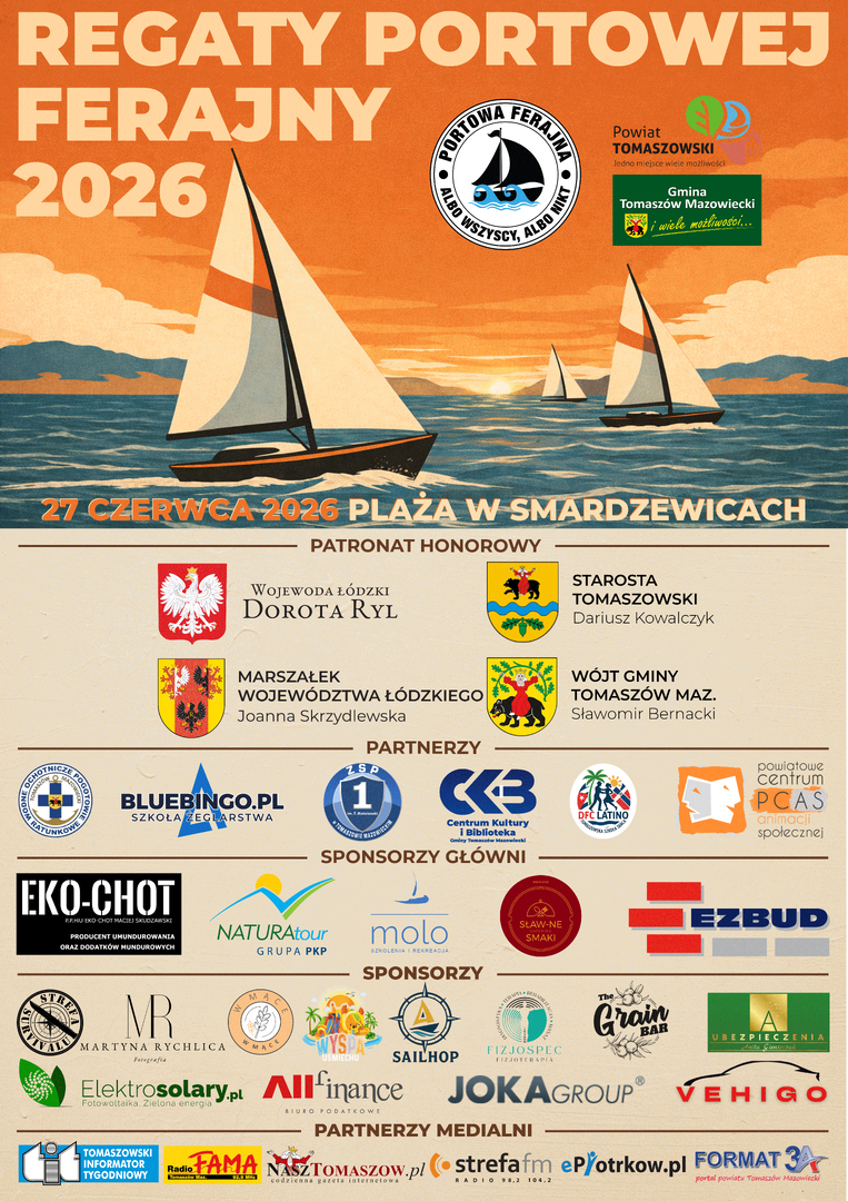 Regaty Portowej Ferajny 2026 nad Zalewem Sulejowskim