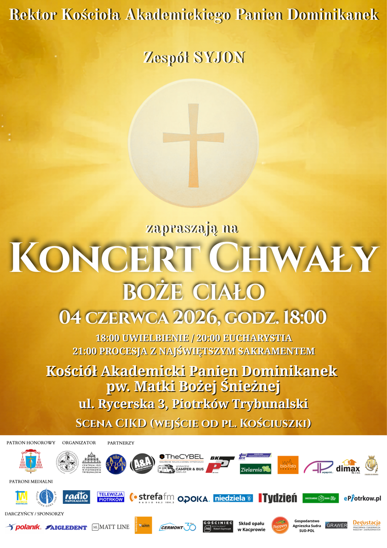 Koncert Chwały w uroczystość Bożego Ciała