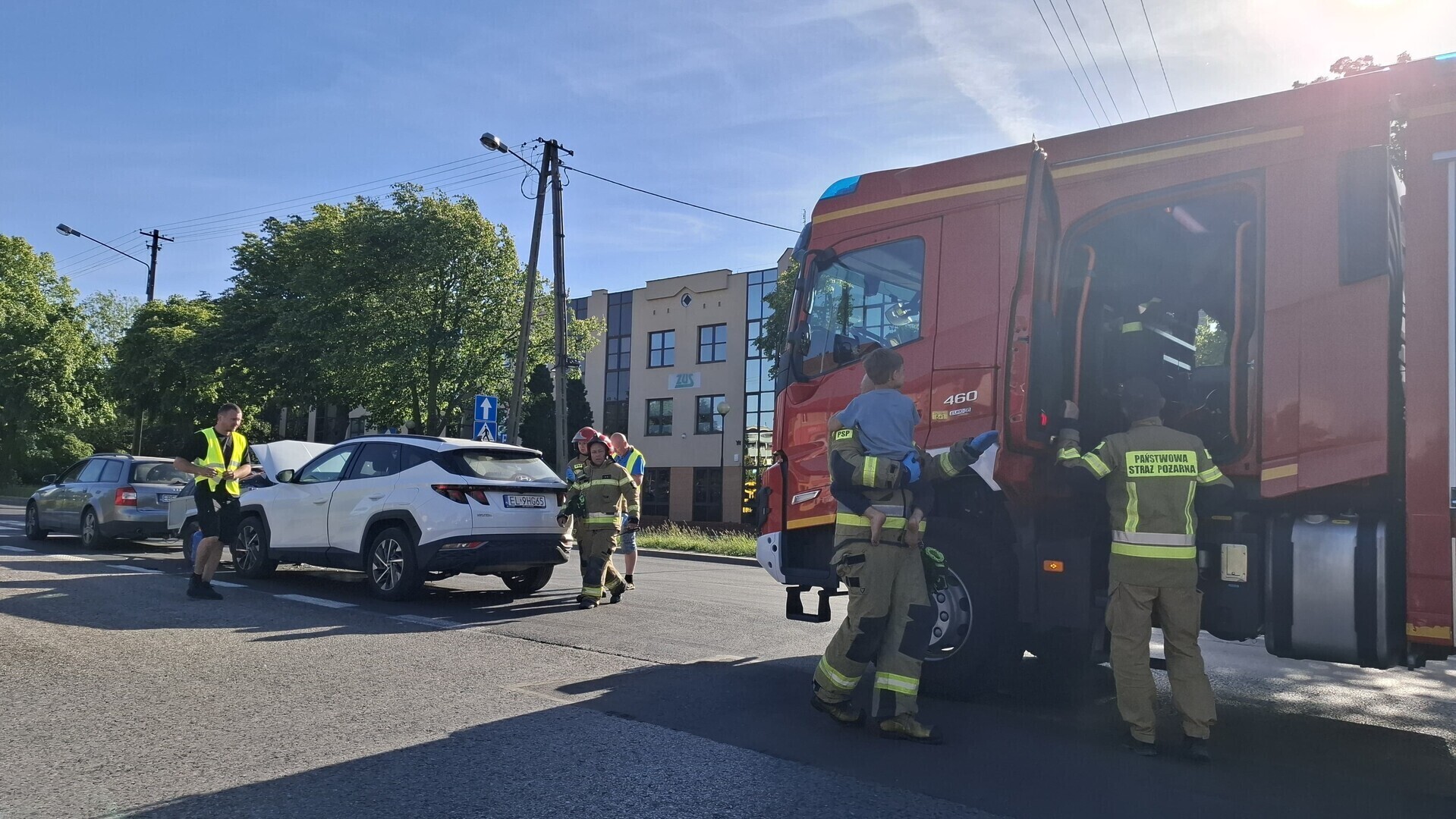 Wypadek na Armii Krajowej. Rozszczelniła się butla z gazem