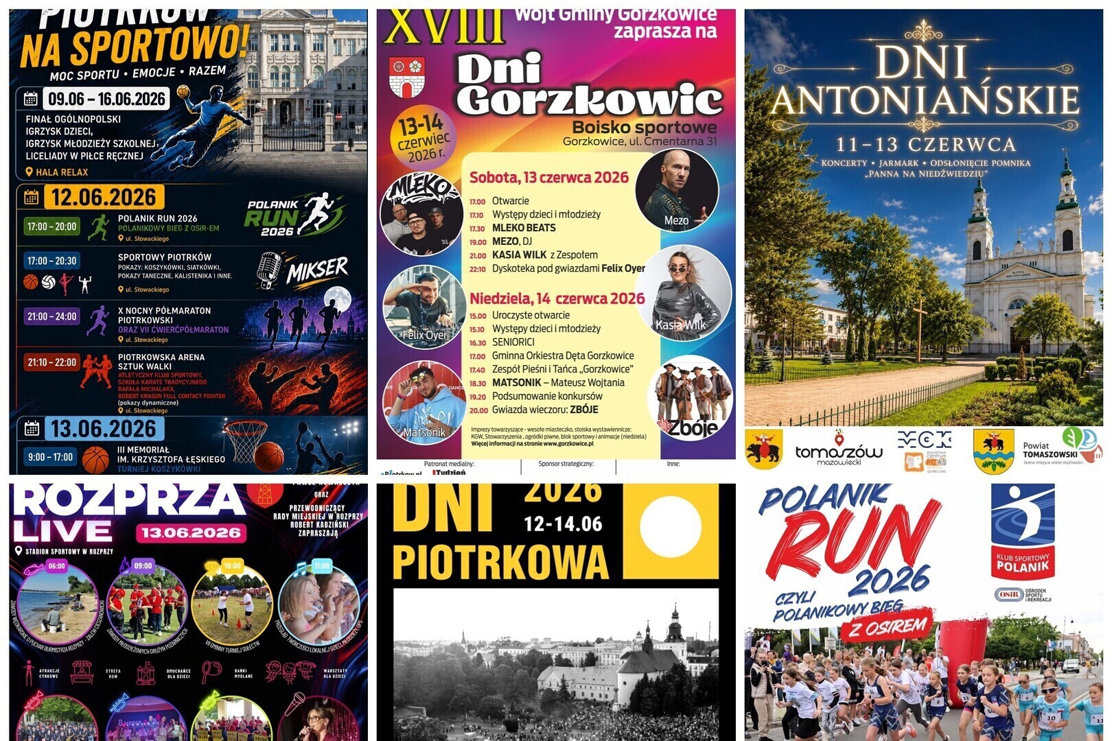 Weekend pełen wydarzeń. Dni Piotrkowa Gorzkowic i Rozprzy
