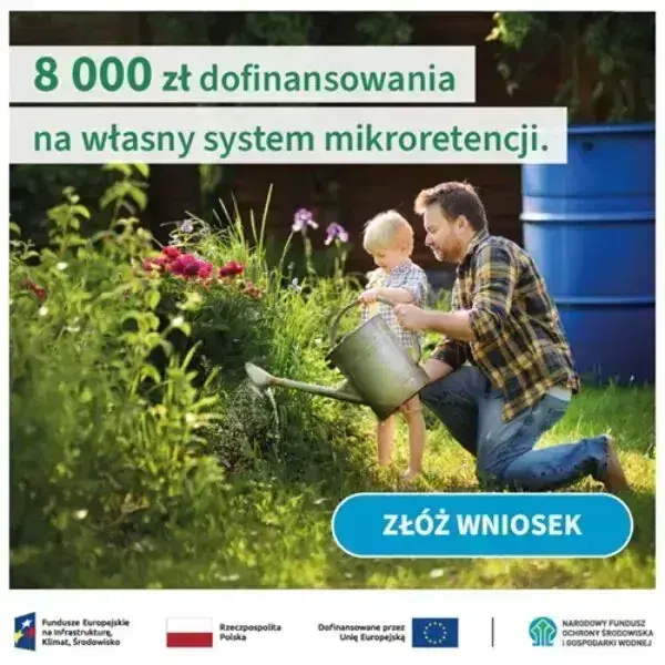 Zbieraj deszczówkę i oszczędzaj. Rusza nabór o dofinansowanie dla mieszkańców regionu