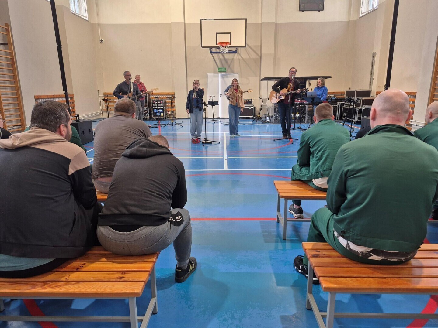 Na terenie Aresztu Śledczego w Piotrkowie Trybunalskim odbyło się wyjątkowe wydarzenie muzyczne. Wystąpił Richmond Road Band