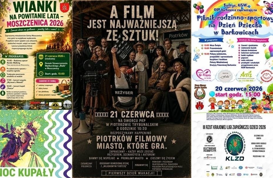 Przed nami weekend pełen atrakcji. Nie zabraknie sportu muzyki i rodzinnych pikników