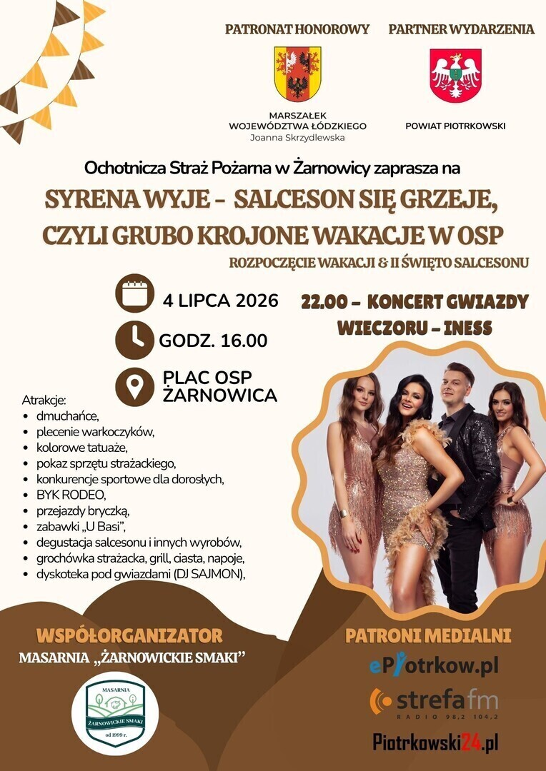 Wielkie rozpoczęcie wakacji w Żarnowicy już 4 lipca