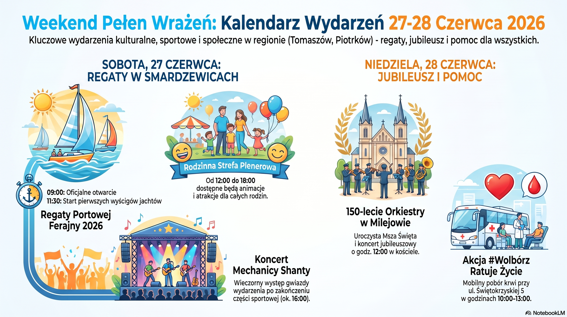 Weekend pełen atrakcji. Sprawdź co będzie się działo od 26 do 28 czerwca