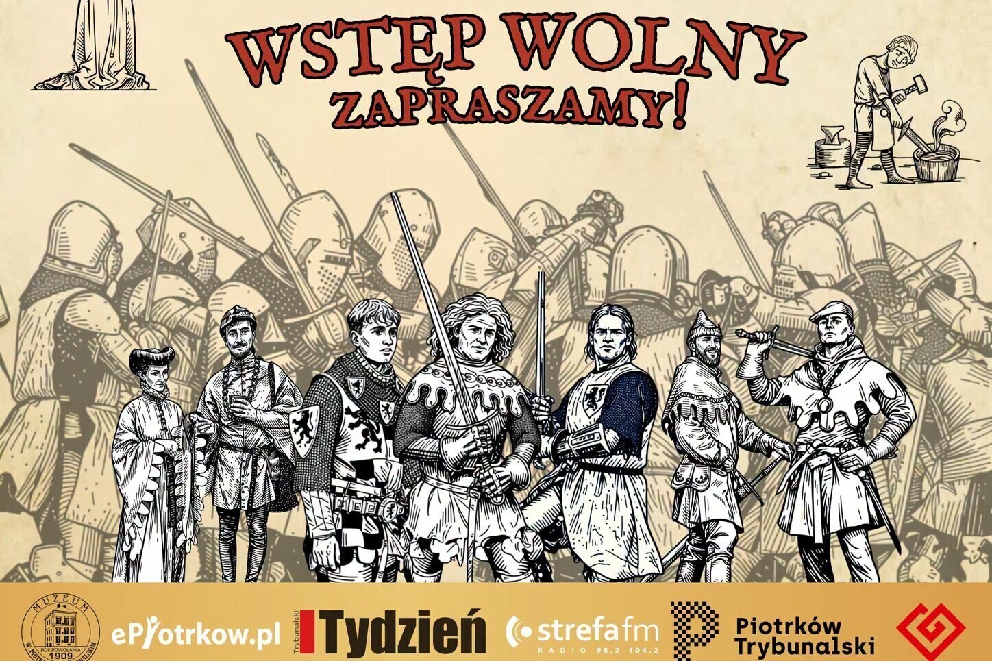 Piknik historyczny Piotrków w czasach pierwszych Jagiellonów już 11 lipca