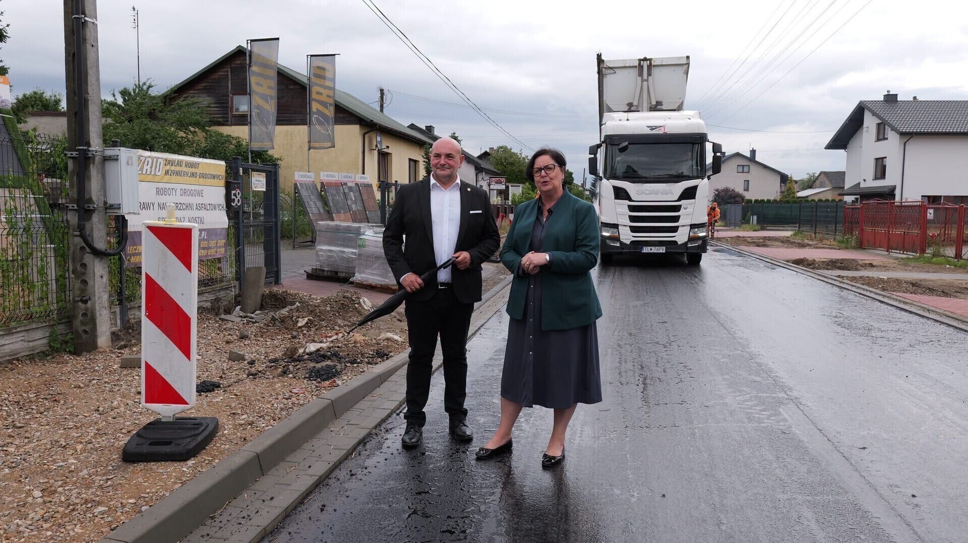 Trwają prace drogowe w Łęcznie. Kończy się remont ostatniego odcinka