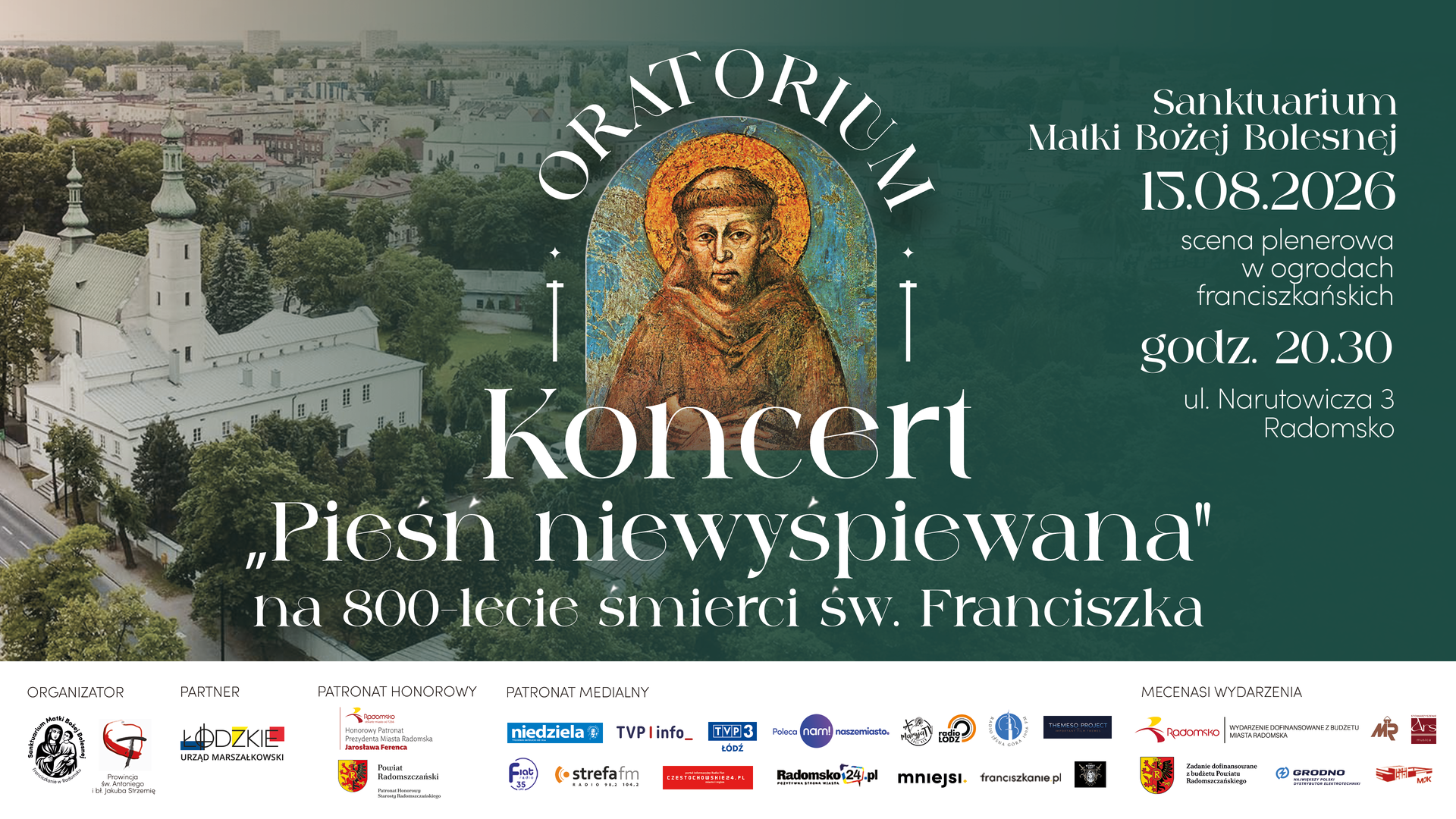 Pieśń niewyśpiewana w ogrodach franciszkańskich w Radomsko