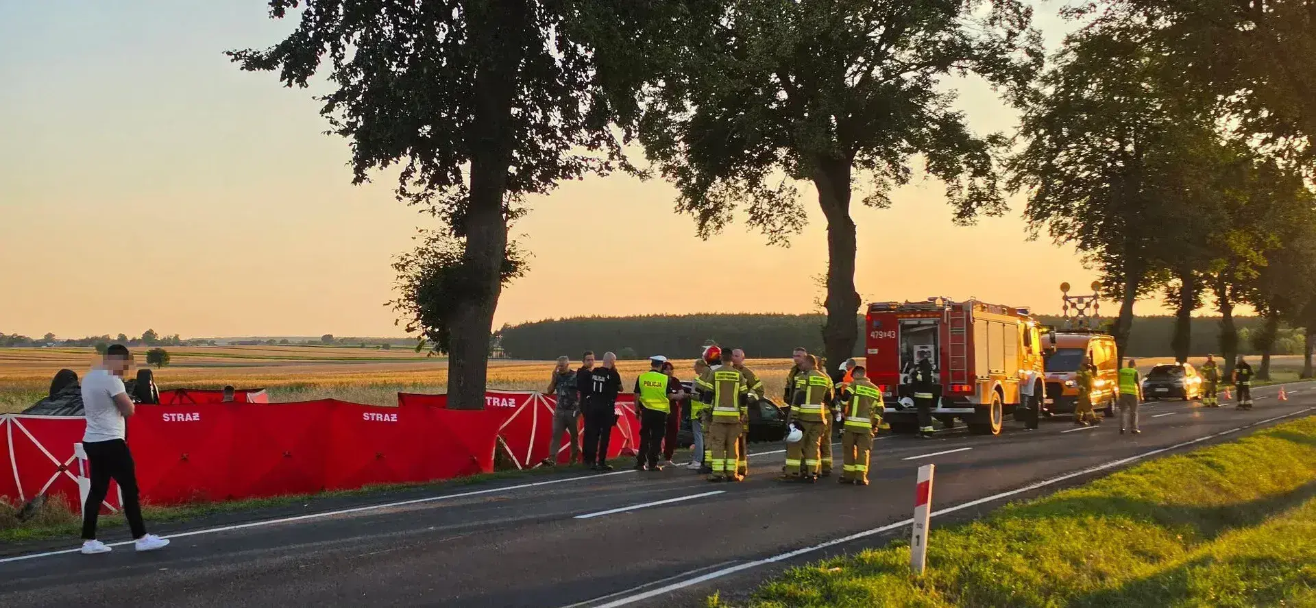 Trwa śledztwo po tragicznym wypadku w Wójcinie. Zginęło dwoje dzieci