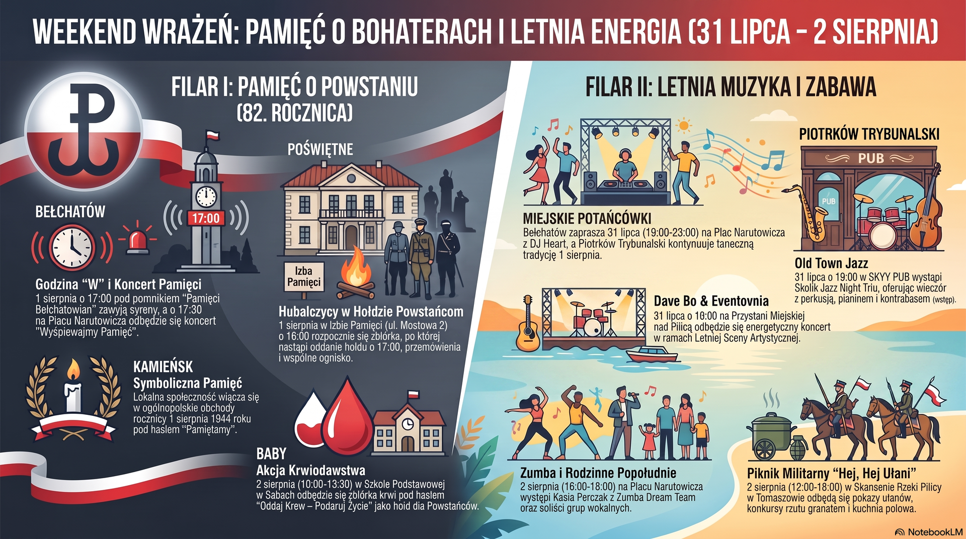 Co się dzieje w weekend Najważniejsze wydarzenia w Piotrkowie i regionie