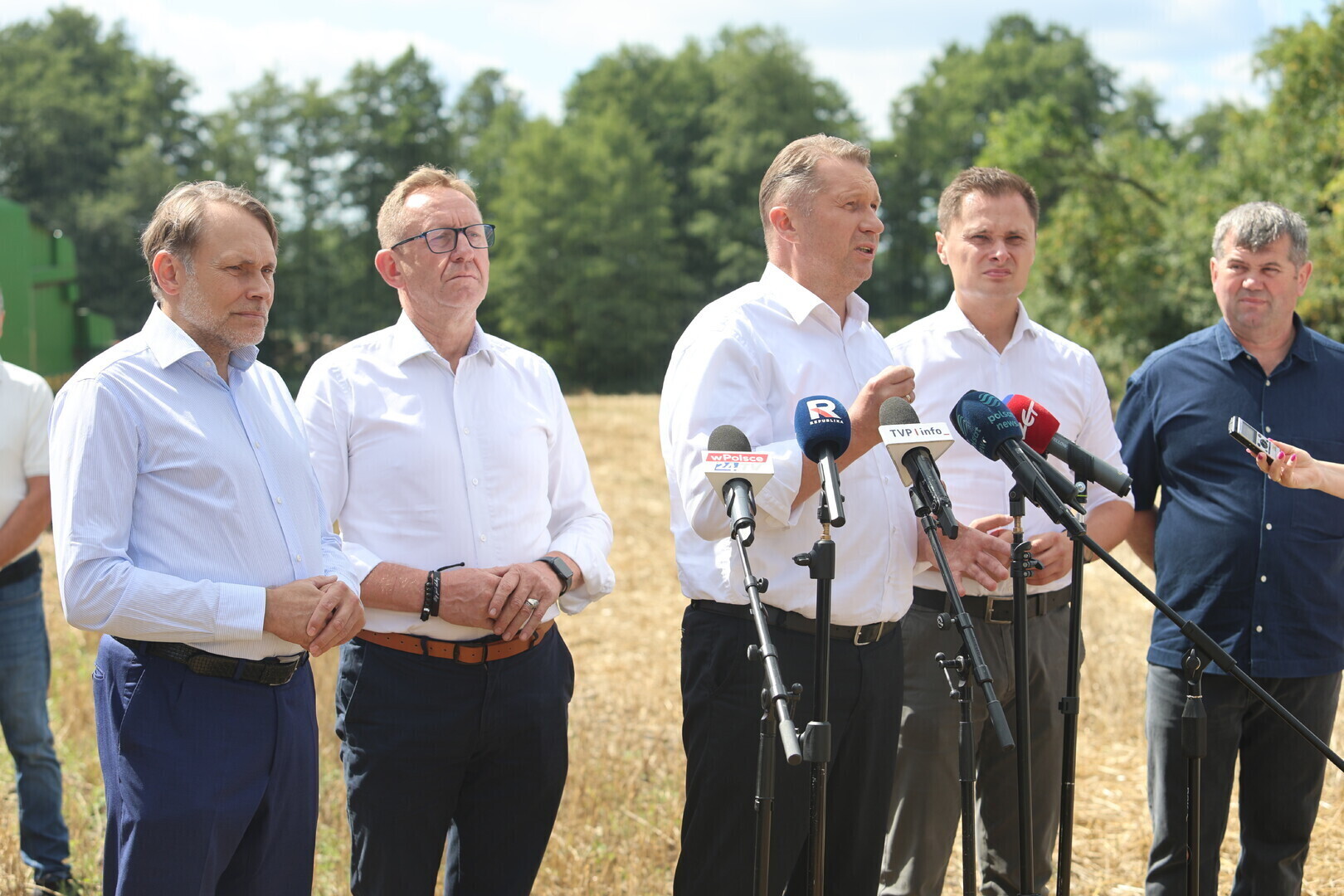 Szydłów-Kolonia Czarnek Telus Lorek i Ciecióra o sytuacji rolników