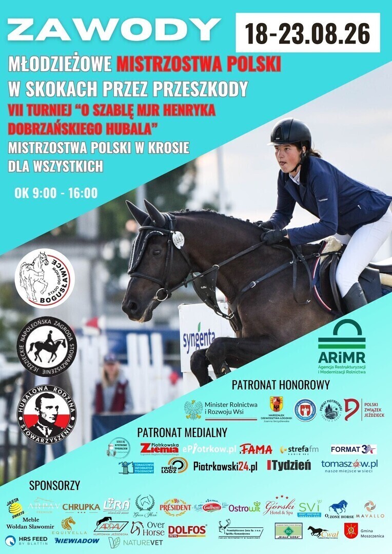 Młodzieżowych Mistrzostw Polski w Skokach przez Przeszkody.