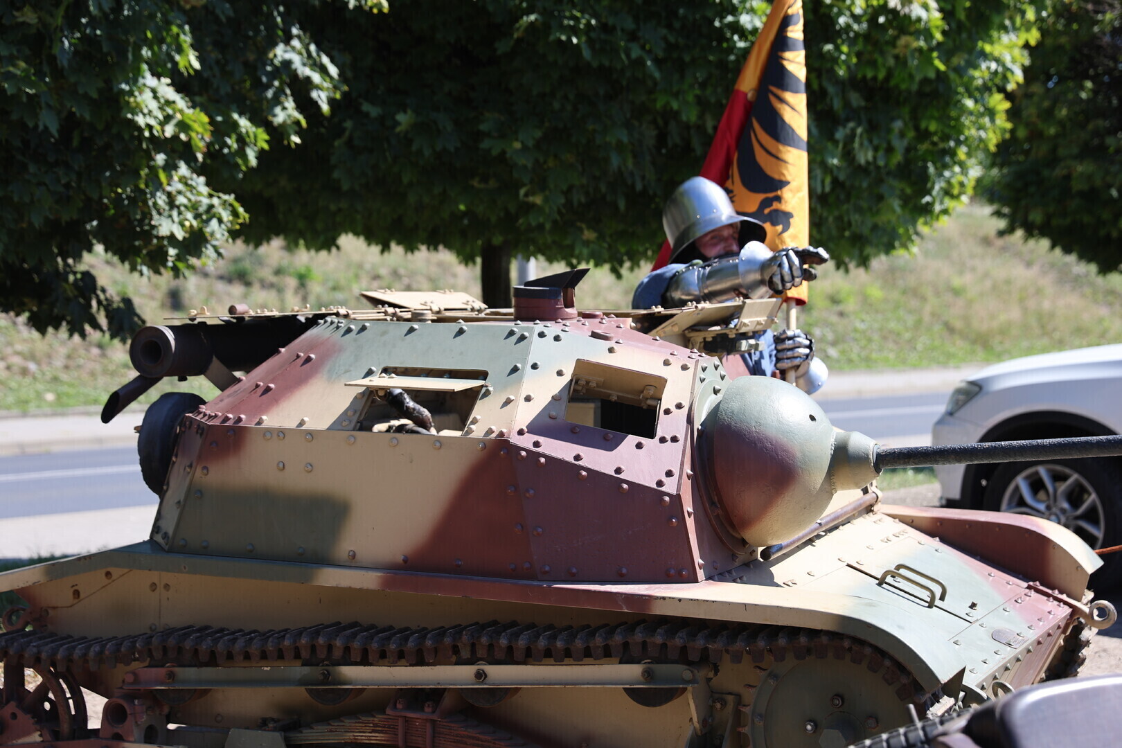 Rycerze militaria i historia Wojska Polskiego. Piknik przy piotrkowskim Muzeum