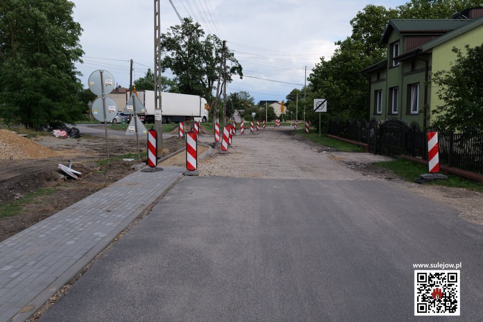 Nowy chodnik przy ul. Rolniczej w Przygłowie