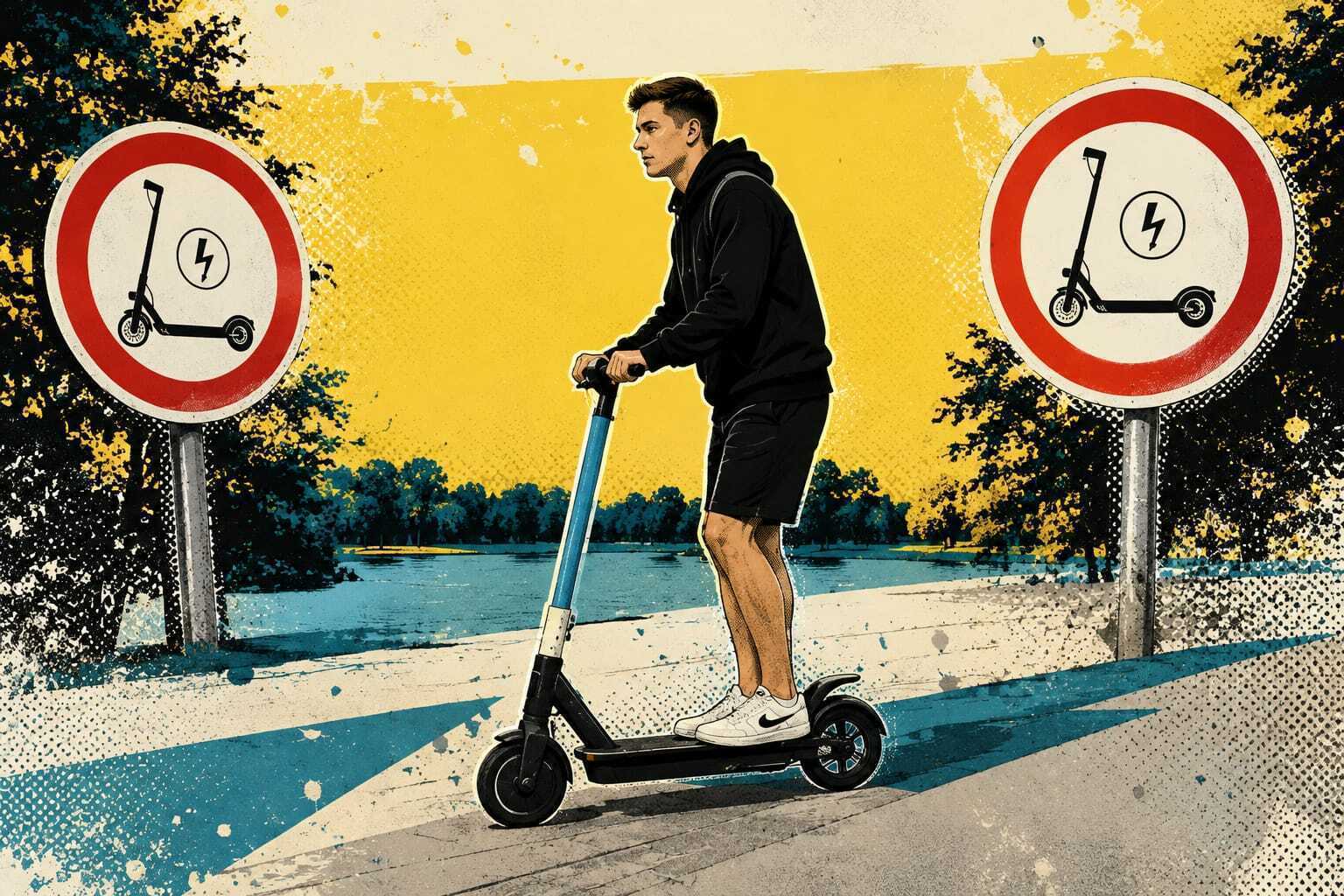 Hulajnogi elektryczne i wypadki w Piotrkowie. Miasto o ograniczeniach