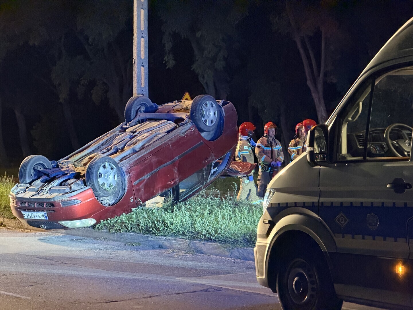 Toyota dachowała na Żelaznej w Piotrkowie