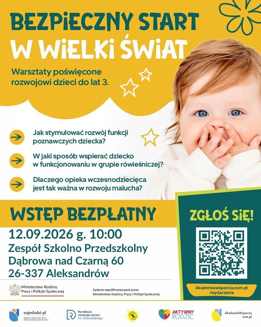 Bezpłatne warsztaty dla rodziców w Aleksandrowie